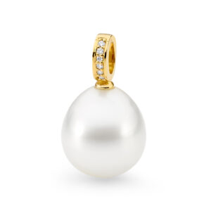 Diamond and Pearl pendant