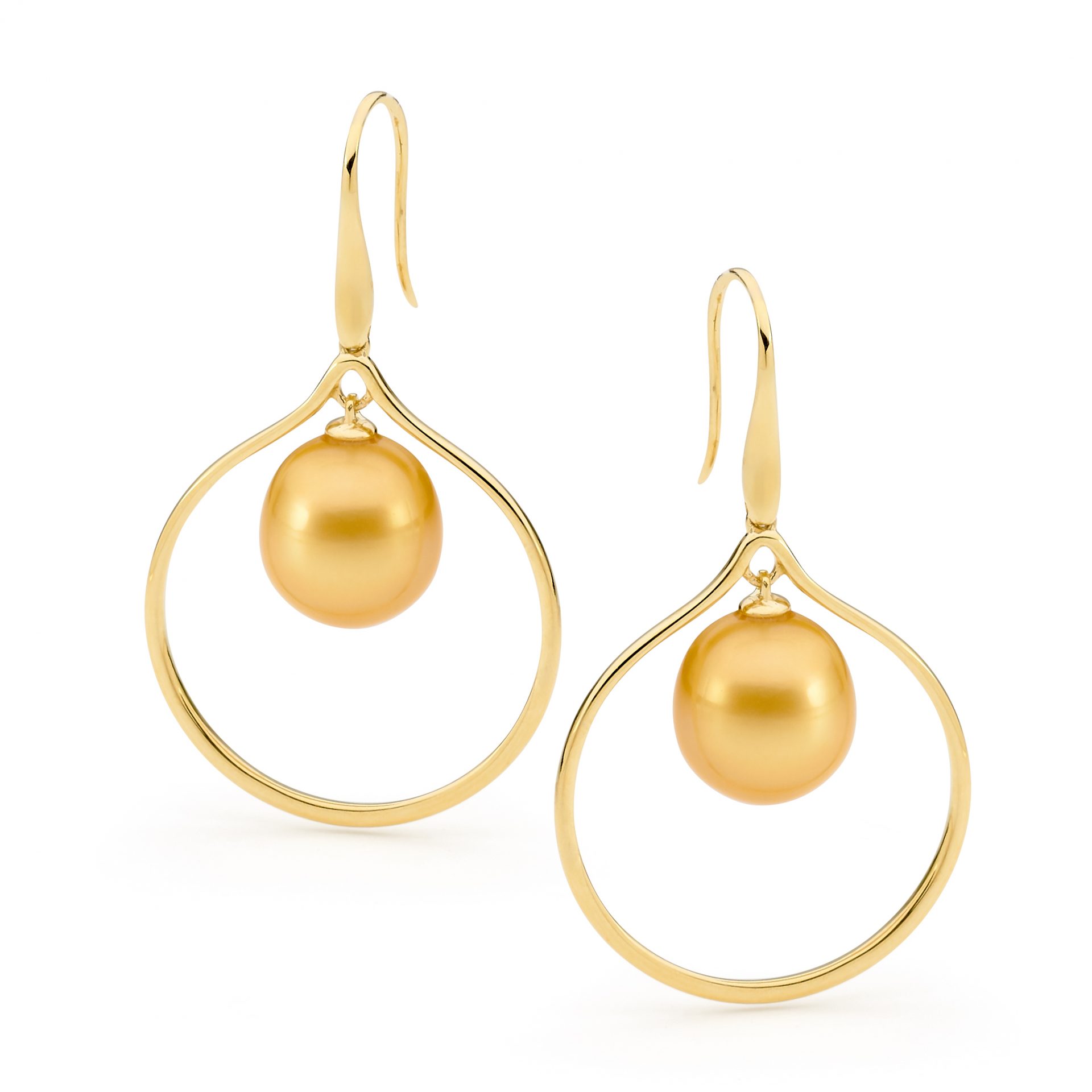 Pearl Hoop Earrings - Australian Made | Aquarian Pearls
