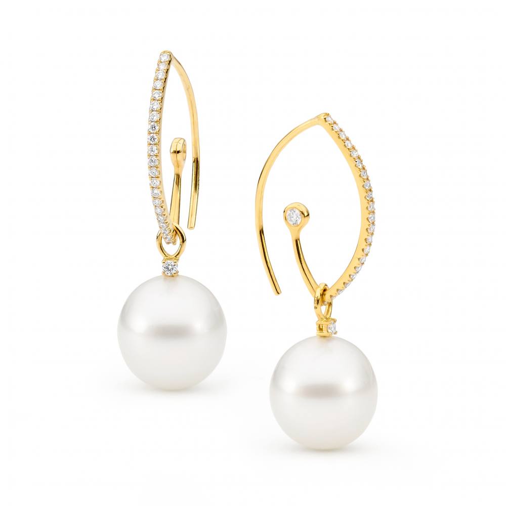 South Sea Pearl Earrings - Broome Pearl Earrings | Aquarian Pearls