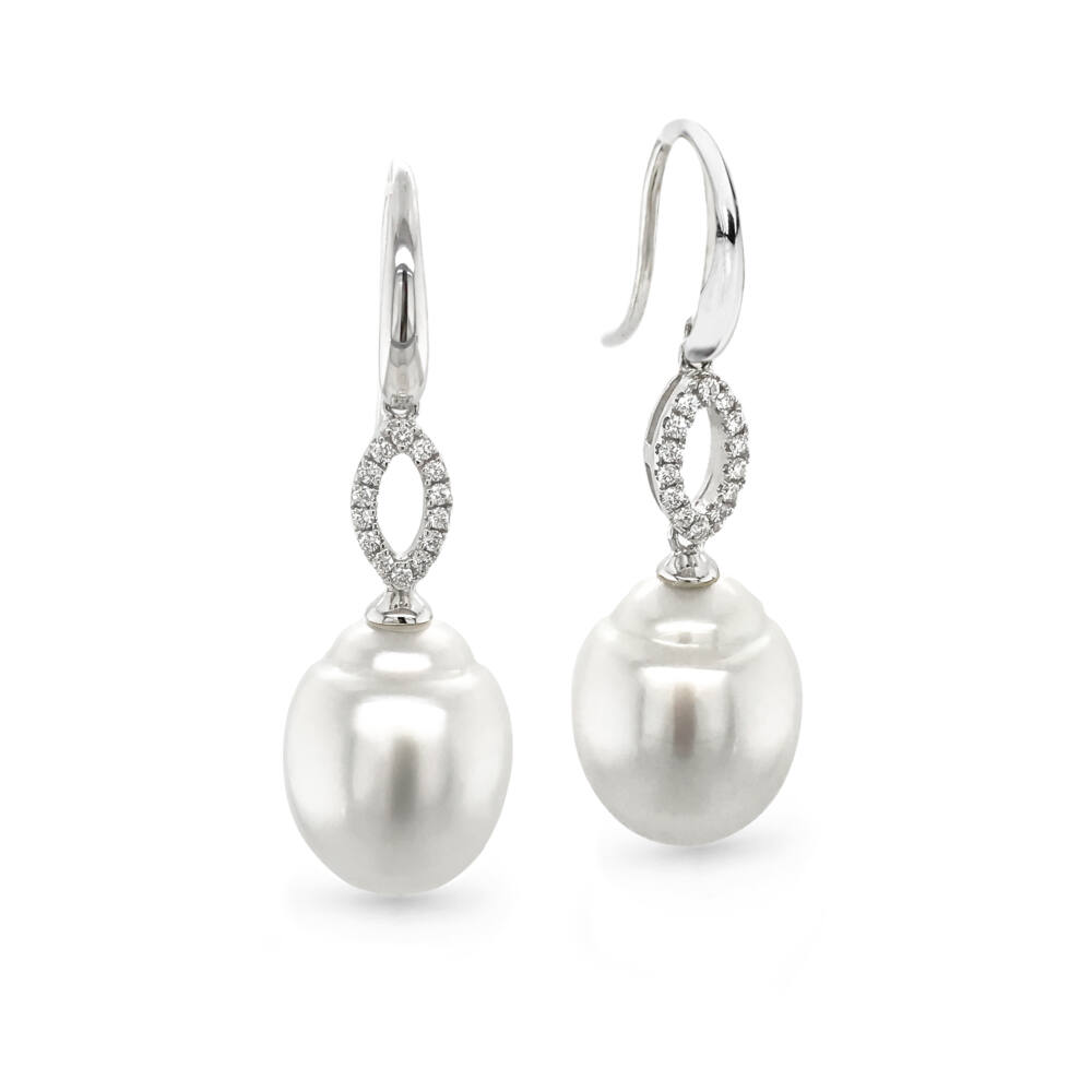 Drop Pearl Earrings - Australian Made | Aquarian Pearls