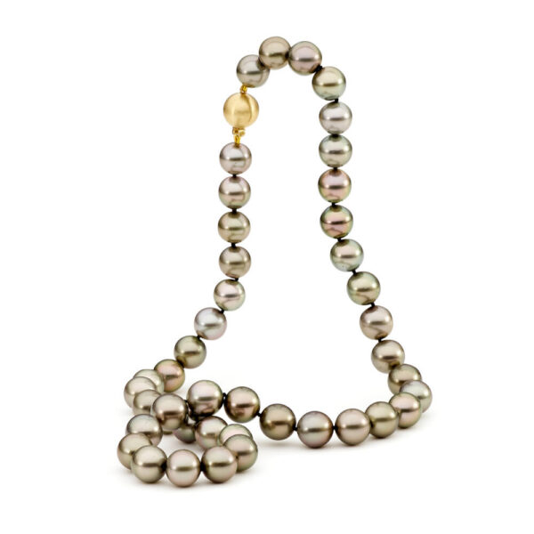 Pistachio Tahitian Pearl Necklace