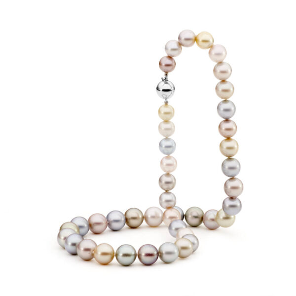 Pastel Multi Coloured Tahitian Pearl Necklace