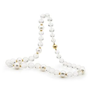 Crystal Quartz & South Sea Pearl Necklace